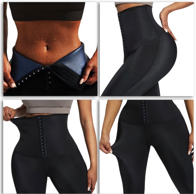 Sauna Waist Training Leggings – The Velvet Care